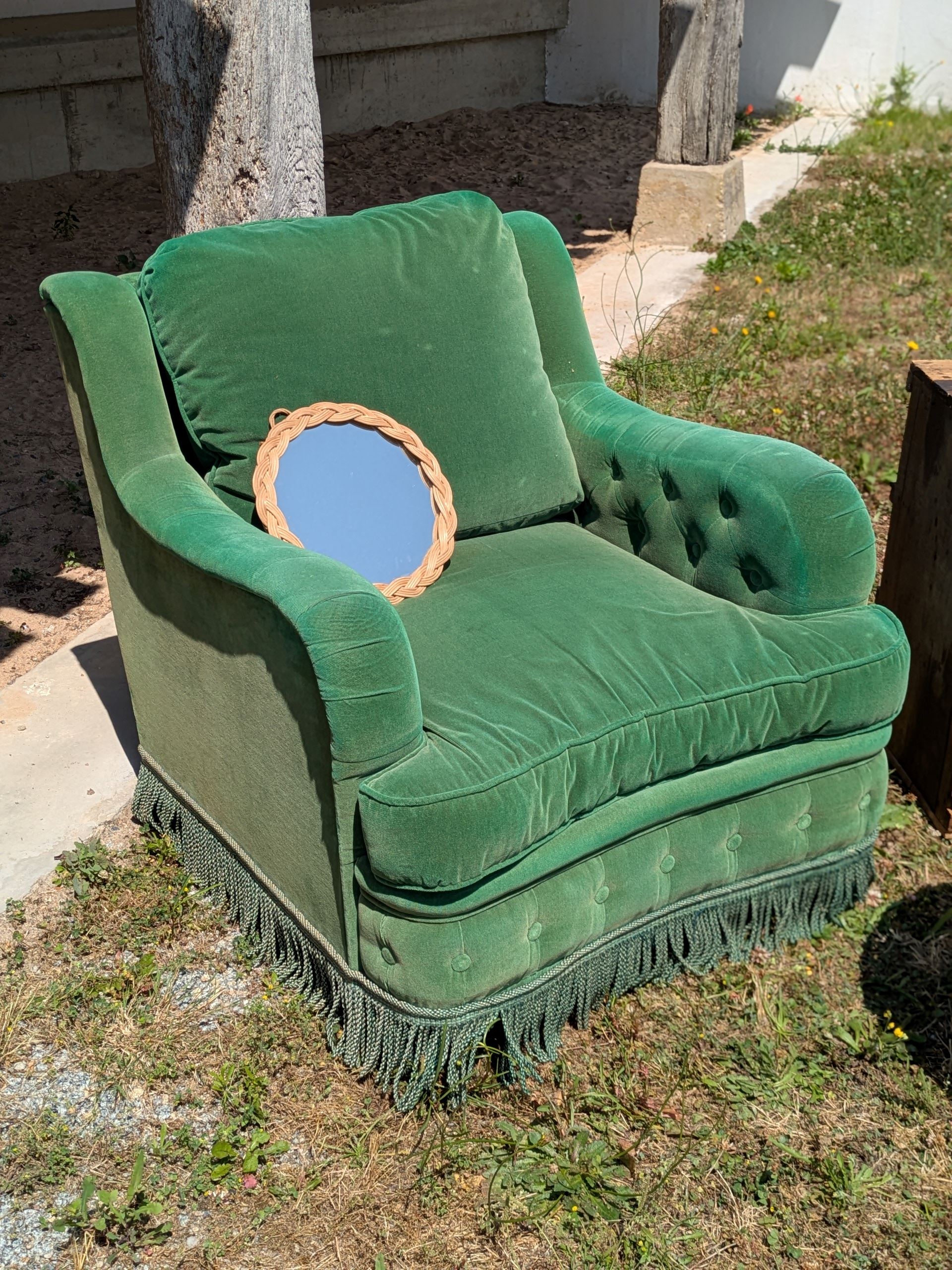Fauteuil vert - 120€